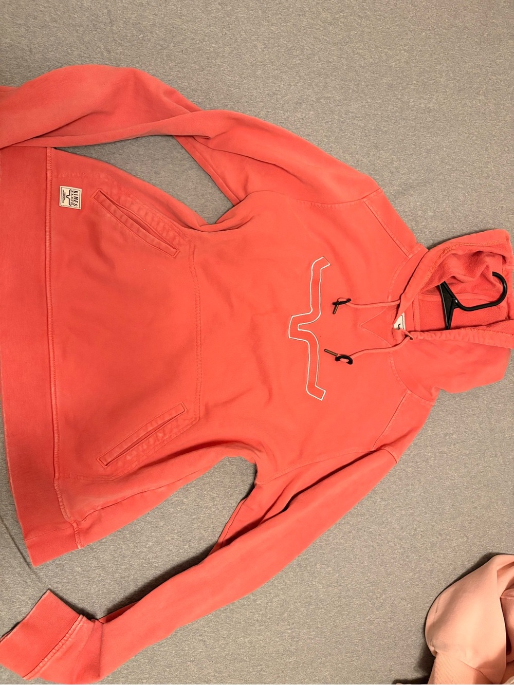 Kimes Ranch Coral Hooded Pullover Sweatshirt